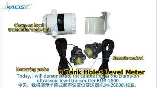 Vídeos de calibración de medidores de nivel ultrasónicos con abrazadera serie KUM2600