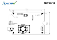 ABS Shell High Measurement Accuracy del sensor del O2 de la serie KOX500