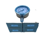 Medidor de presión del fluido de acero inoxidable para el aceite de silicona de glicerina