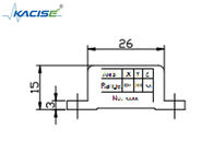 K-3JSJ-300 Modulo de sensor de acelerómetro triaxial de pequeño tamaño con salida de voltaje analógico de alta frecuencia 0,5 ~ 4,5 V