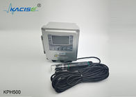 Exhibición en línea del LCD de la comunicación del sensor RS485 de la calidad del agua del tratamiento de aguas residuales de la acuicultura de la alta precisión del pH ORP GPRS