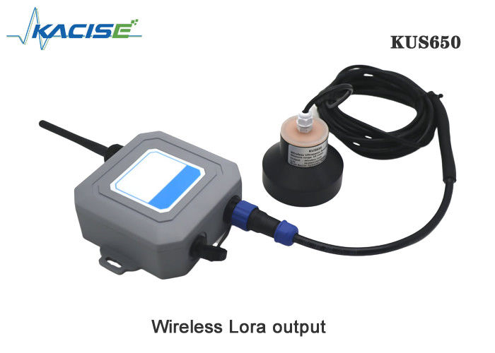 KUS650C Sensor de nivel ultrasónico inalámbrico de baja potencia de 10 m de alcance con salida 4G/Lora/GPRS/NB