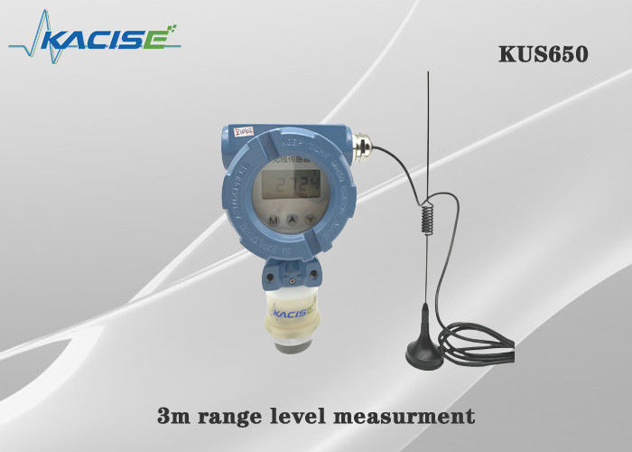 KUS650A Sensor de nivel ultrasónico inalámbrico de 3 m de alcance con protección IP68 y salida 4G/Lora/GPRS/NB para la medición del nivel del líquido