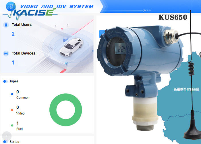 KUS650A Sensor de nivel ultrasónico inalámbrico de 3 m de alcance con protección IP68 y salida 4G/Lora/GPRS/NB para la medición del nivel del líquido