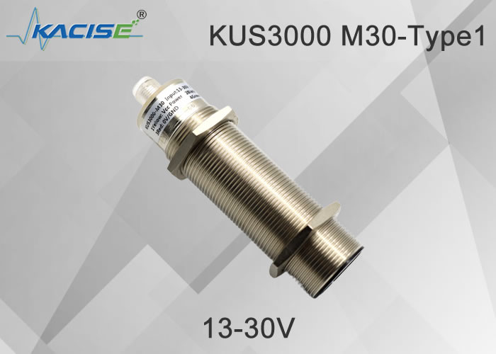 El más vendido KUS3000 M30-Type1 sensor de nivel ultrasónico inteligente de 2 metros para la industria con una precisión ≤1 %