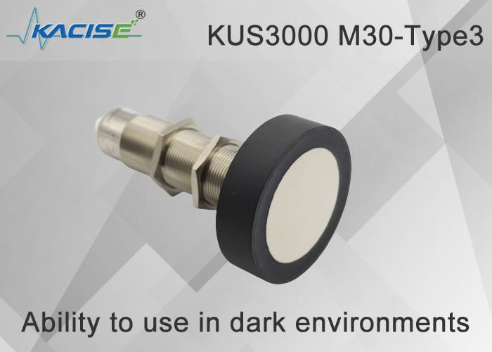 Transductor de nivel ultrasónico KUS3000 M30-Type3 con rango e indicador de 6 m