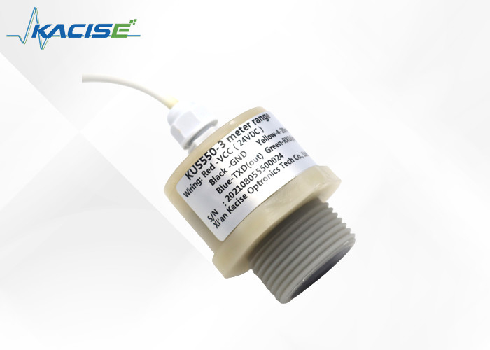 Sensor ultrasónico anticorrosión KUS PTFE / PVDF para medida de nivel y distancia en ambiente corrosivo
