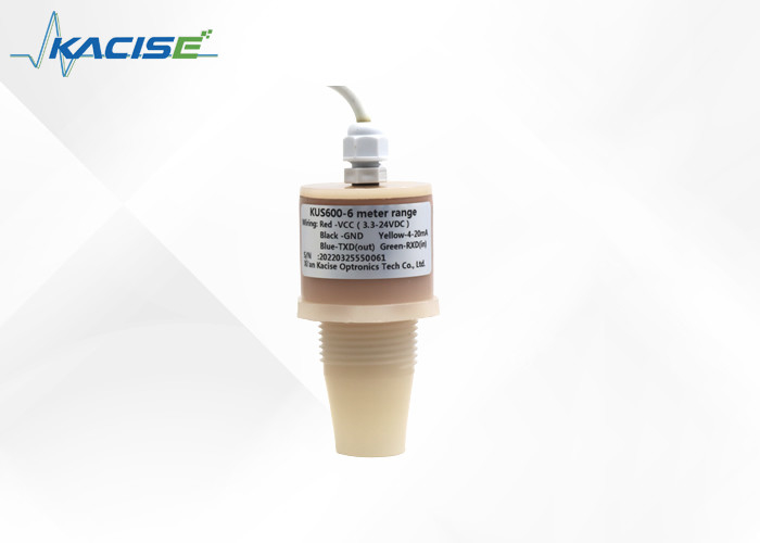 Sensor ultrasónico anticorrosión KUS PTFE / PVDF para medida de nivel y distancia en ambiente corrosivo