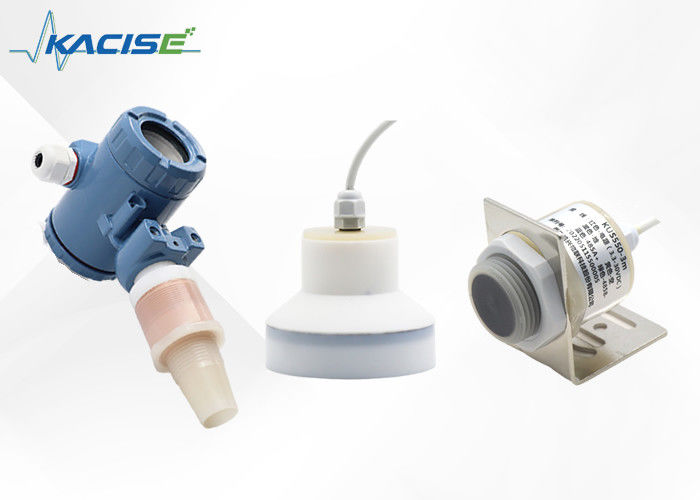 Sensor de nivel ultrasónico PVDF resistente a la corrosión KUS con alta precisión y compensación de temperatura