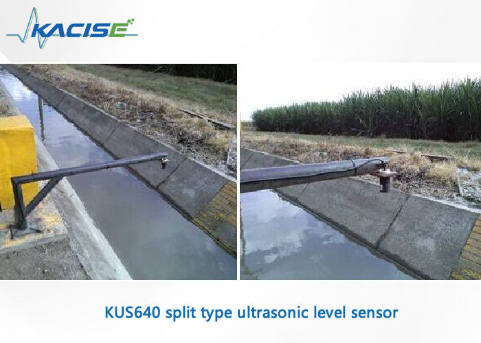 Sensor de nivel ultrasónico KUS640 con pantalla para medición continua de líquidos y sólidos con protección IP65 Salida RS485 y rango de 1m ~ 50m