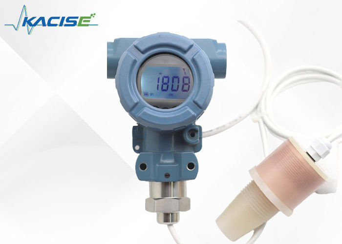 Sensor de nivel ultrasónico KUS640 con pantalla para medición continua de líquidos y sólidos con protección IP65 Salida RS485 y rango de 1m ~ 50m