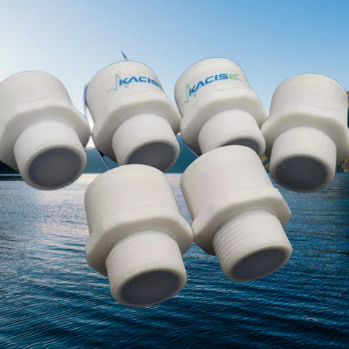 Sensor de nivel ultrasónico de 3 m de alcance con salida RS485 y carcasa de PTFE para entornos corrosivos