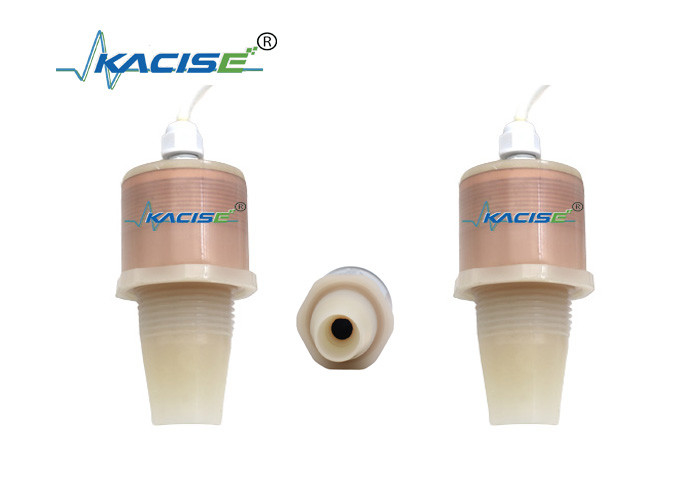 Sensor ultrasónico inteligente PVDF, medidor ultrasónico de nivel de agua de 5m, Sensor de nivel líquido de salida RS485