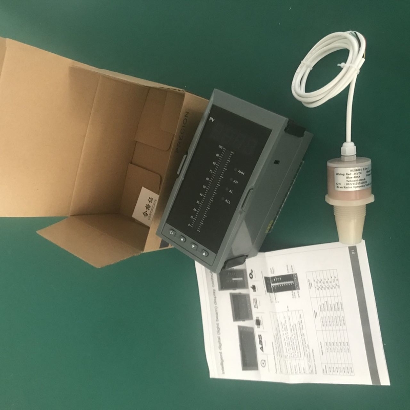 Medidor de nivel de agua ultrasónico inteligente de 5m 5V RS485 salida PVDF liquide Sensor de nivel KUS600