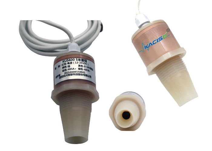 Medidor de nivel de agua ultrasónico inteligente 5V RS485 salida PVDF liquide Sensor de nivel KUS600