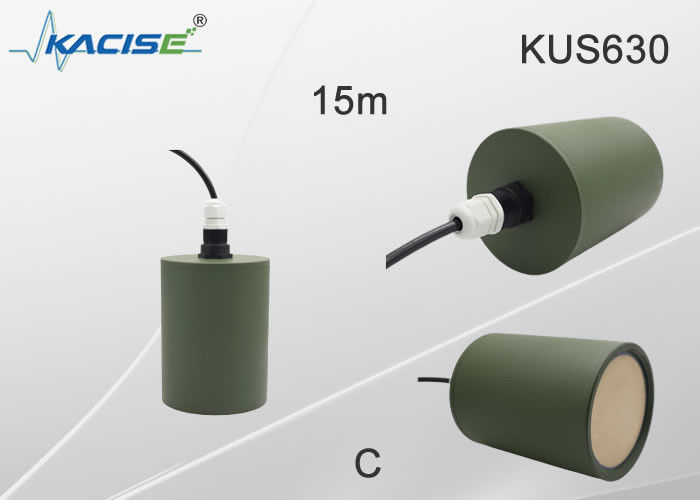 Medidor de nivel ultrasónico de 24 V de la serie KUS630 con interfaz RS-485 para medición sin contacto