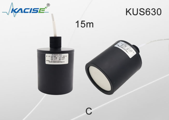 Medidor de nivel ultrasónico de 24 V de la serie KUS630 con interfaz RS-485 para medición sin contacto