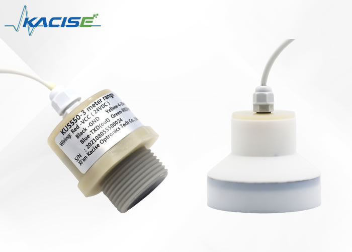 12 Meter Range Material PVDF Protección IP68 Sensor de nivel de líquido ultrasónico para aplicaciones industriales