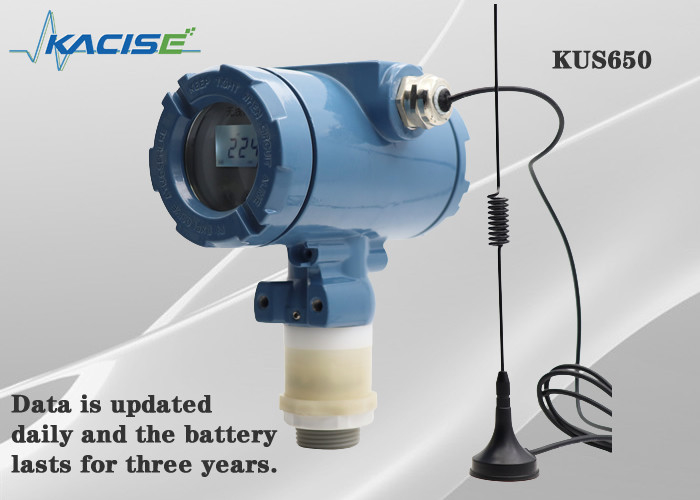 Sensor de nivel ultrasónico inalámbrico y de bajo consumo serie KUS650 con 4G/Lora/GPRS/NB