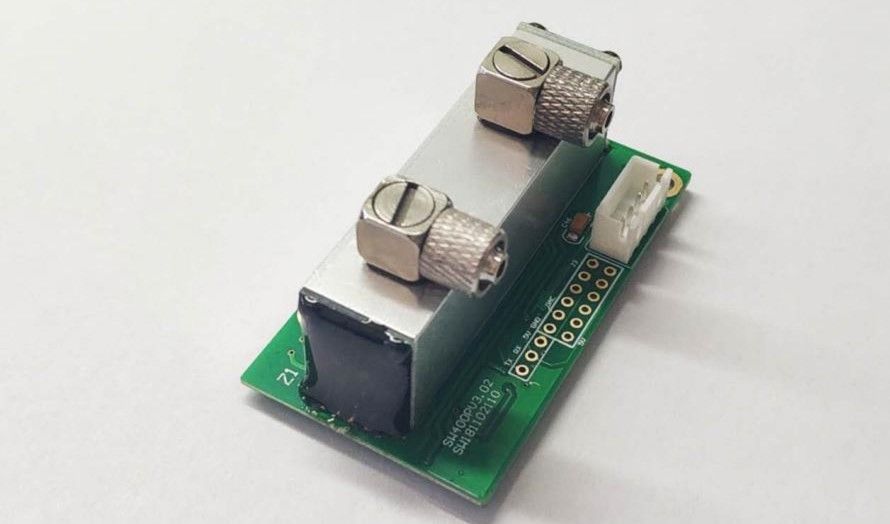 Módulo de sensor de CO2 NDIR con rango de detección de 50000 ppm, precisión de ±20 ppm y vida útil de 10 años