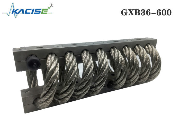 GXB36-600 aislador helicoidal con material SS304 con frecuencia de resonancia de 5-10 Hz y carga estática vertical de 1277 kg para equipos frágiles