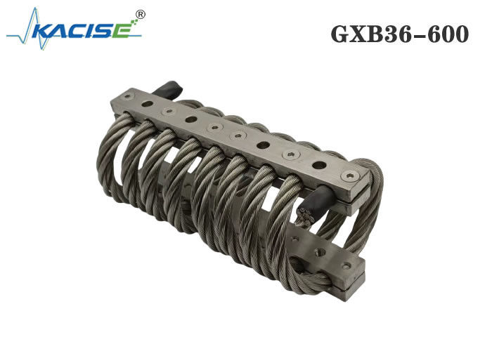 GXB36-600 aislador helicoidal con material SS304 con frecuencia de resonancia de 5-10 Hz y carga estática vertical de 1277 kg para equipos frágiles