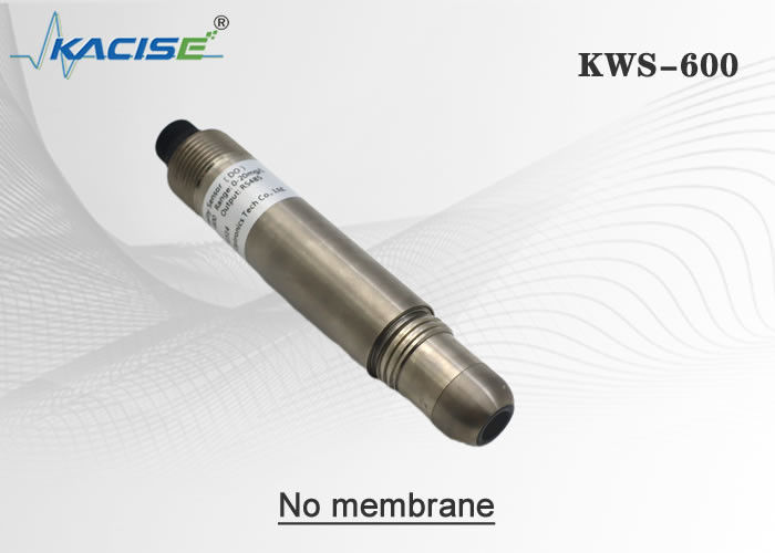 Sensor de oxígeno disuelto de fluorescencia en línea KWS-600 sin membrana sin electrolito RS485 Modbus de salida e IP68 resistente al agua