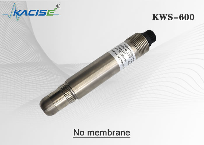 Sensor de oxígeno disuelto de fluorescencia en línea KWS-600 sin membrana sin electrolito RS485 Modbus de salida e IP68 resistente al agua