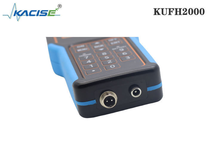 Medidor de flujo ultrasónico portátil KUFH2000B con función de tarjeta SD para tuberías DN15-DN6000 y precisión de ±1%