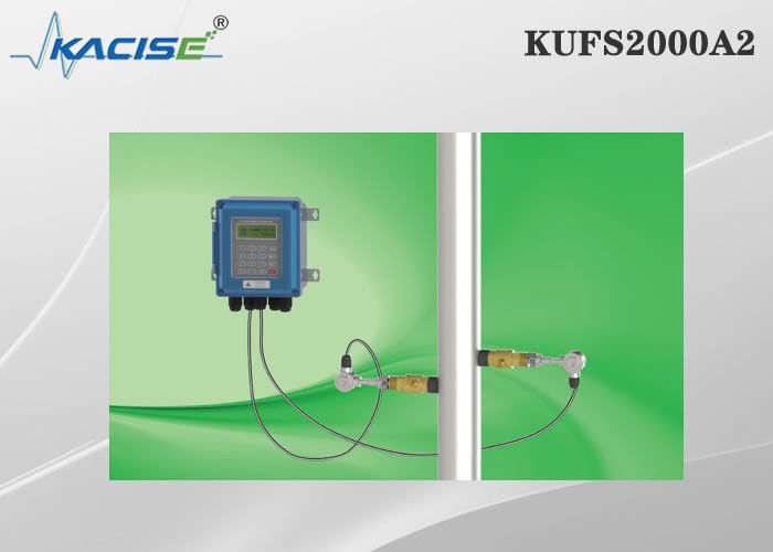 KUFS2000A2 Medidor de flujo ultrasónico de inserción en la pared para tubos DN50-DN6000 con medición bidireccional e interfaz RS485 MODBUS