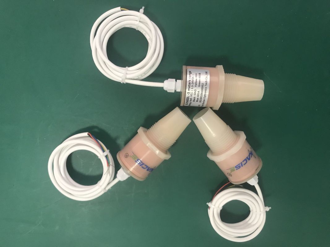 Sensor de nivel ultrasónico RS485 de 6 V con alta precisión de 5 m para la medición del tanque de agua y combustible