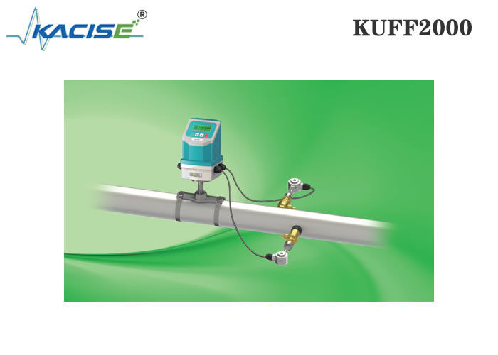 KUFF2000 Medidor de flujo ultrasónico de inserción fija con una precisión de ± 1% para dimensiones de tubería DN50-DN6000 y medición bidireccional