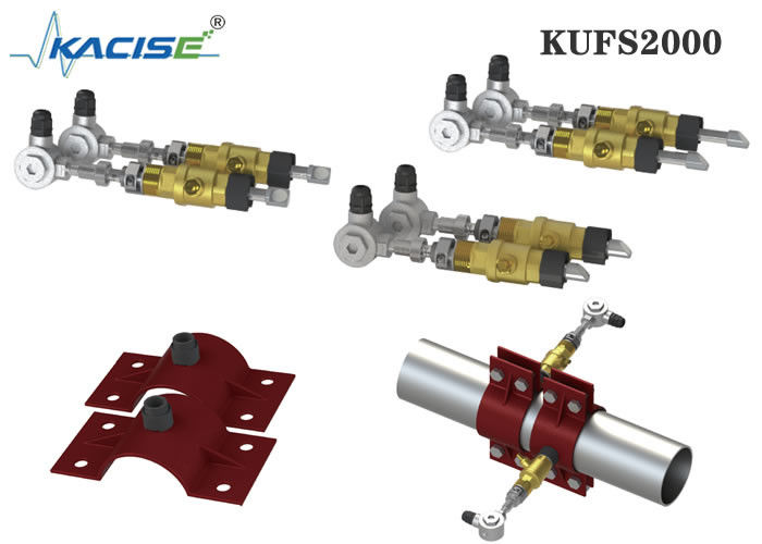 KUFF2000 Medidor de flujo ultrasónico de inserción fija con una precisión de ± 1% para dimensiones de tubería DN50-DN6000 y medición bidireccional