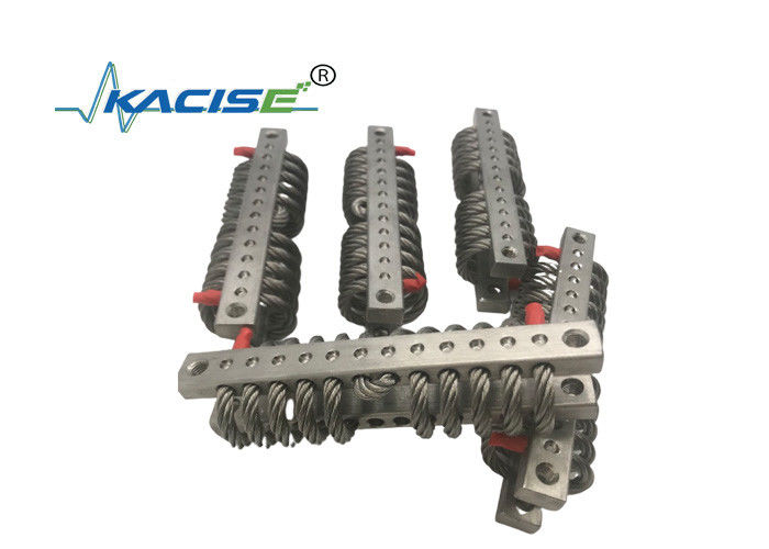 Aislador de cable de alambre para maquinaria industrial con construcción de aluminio y acero inoxidable para un rango de carga de 3,5 a 2000 kg y frecuencia natural de 7 Hz a 15 Hz