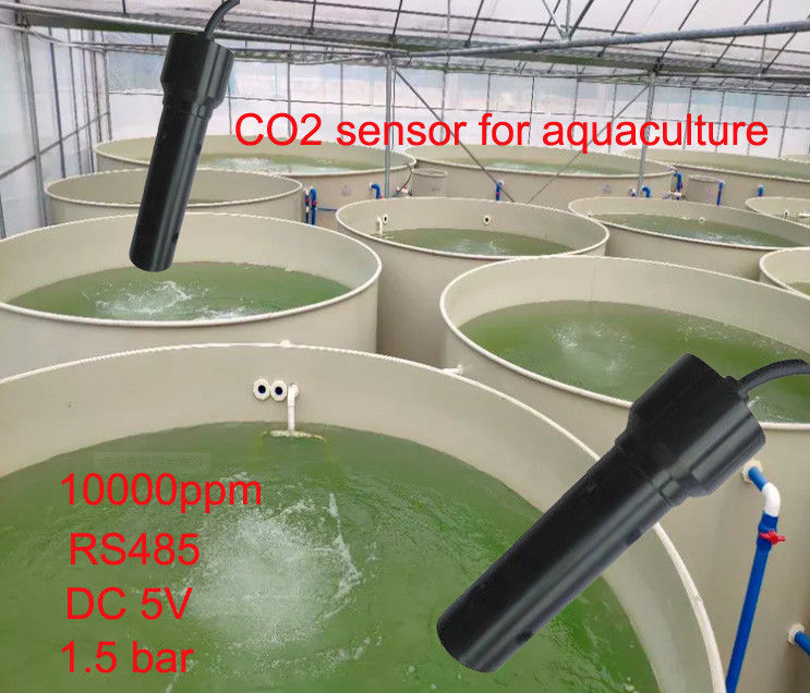 Sensor de monitoreo de la calidad del agua IP68 con interfaz RS485 y detección de CO2 disuelto 10000PPM