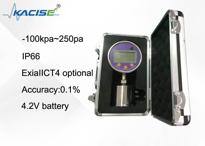 Exactitud 0,1% de la altura del sensor de la presión de la precisión del LCD Digital para el agua del aceite