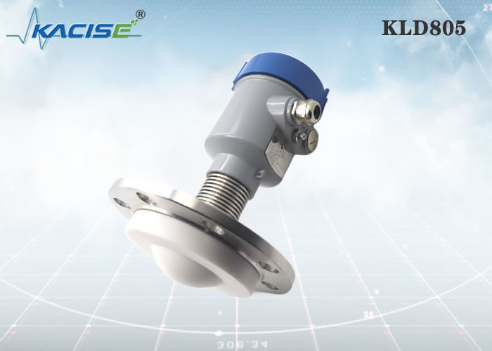 Transmisor de nivel de radar KLD805 de 80 GHz para líquido corrosivo fuerte con precisión de ±1 mm y tecnología FMCW