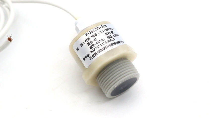 Sensor de nivel ultrasónico resistente a la corrosión IP68 con rango de 5 m para la medición del nivel del agua