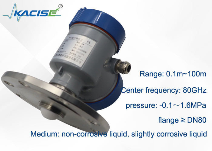 KLD802 OEM 80G medidor de nivel de radar sin contacto para fosas sépticas con alcance de 0,1 m100 m