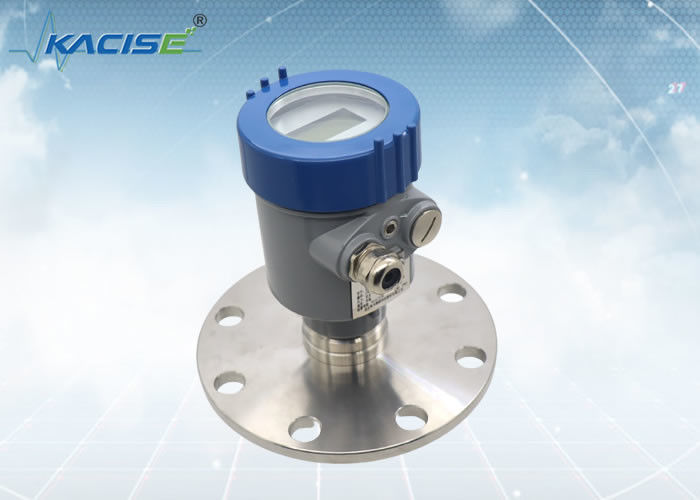Transmisor de nivel de radar 80GHz FMCW anticorrosivo con salida de 4-20mA para el tanque de agua de aceite de combustible diesel