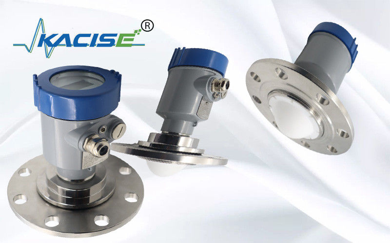 Sensor de nivel de radar Kacise OEM 80GHz FMCW con alcance de 100m y diseño resistente a la corrosión para tanques químicos