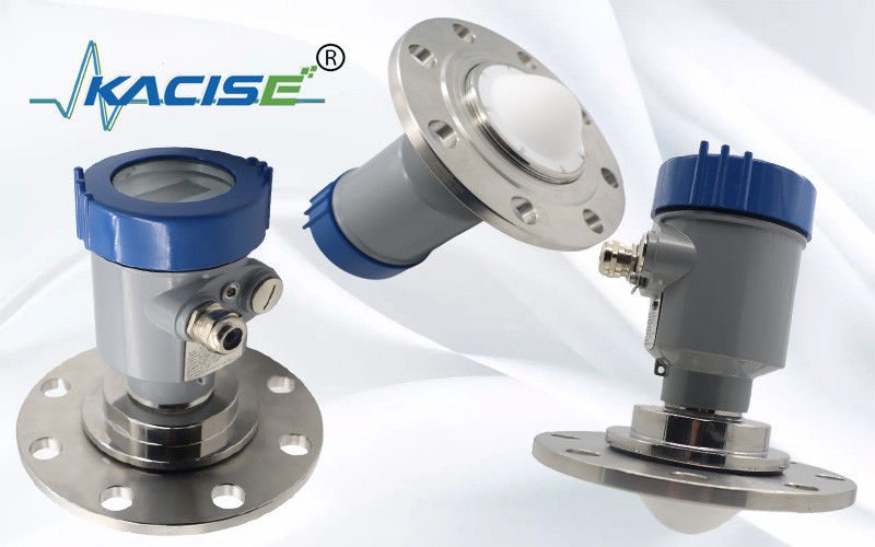 Sensor de nivel de radar Kacise OEM 80GHz FMCW con alcance de 100m y diseño resistente a la corrosión para tanques químicos