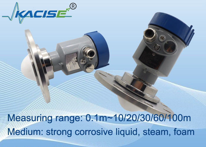 Kacise OEM Compact Radar Level Sensor Transmitter 80G 60m Medidor de nivel de radar con IP67