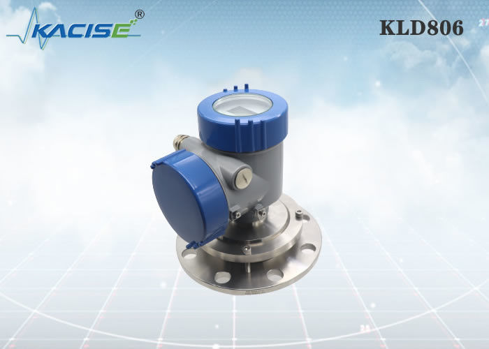 Sensor de nivel de radar KLD806 de 80 GHz con antena de PTFE y protección IP67 para tanques sólidos y líquidos