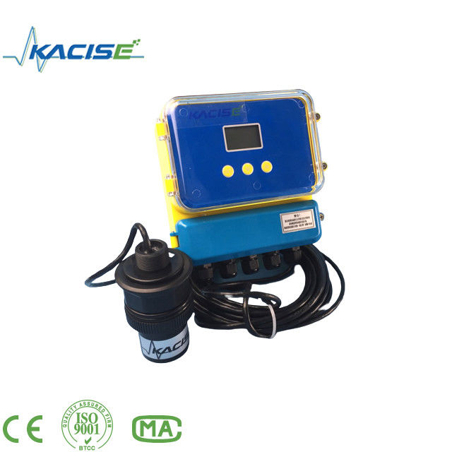 Sensor de nivel ultrasónico con carcasa de acero inoxidable de protección IP67 y rango de medición de 60 m para aguas residuales y tanques subterráneos
