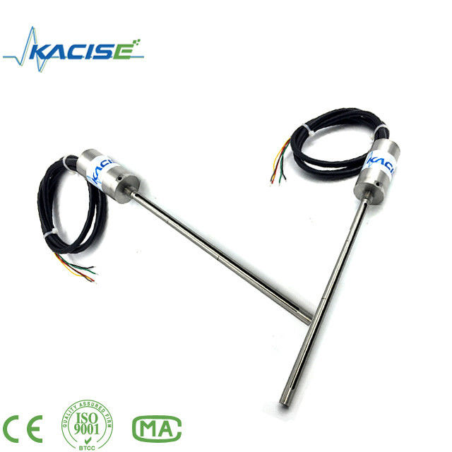 Transmisor de nivel de líquido integrado de temperatura y presión con rango de nivel de 0 ~ 150 mm, salida de 4 ~ 20mA / RS485-Modbus y protección IP68.