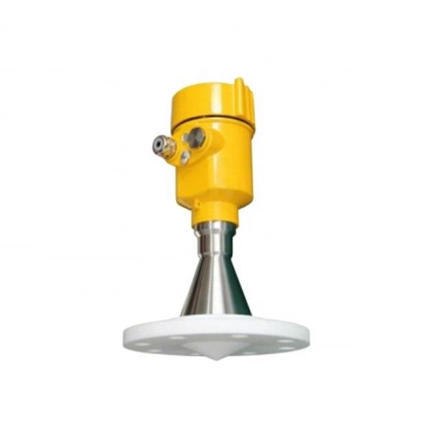 Transmisor de nivel por radar con protocolo HART KLD-2606 de 26 GHz con protección IP67 para medición higiénica de líquidos