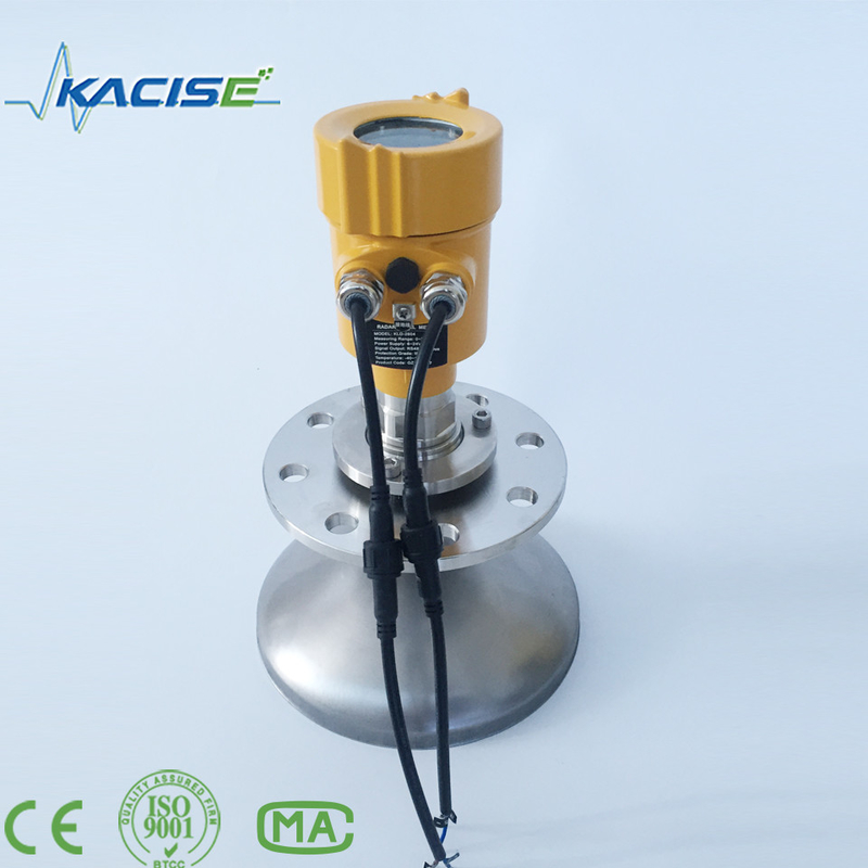 KLD-2604 RS485 Modbus Radar de polvo fuerte medidor de nivel 4 - 20mA con rango de medición de 80m