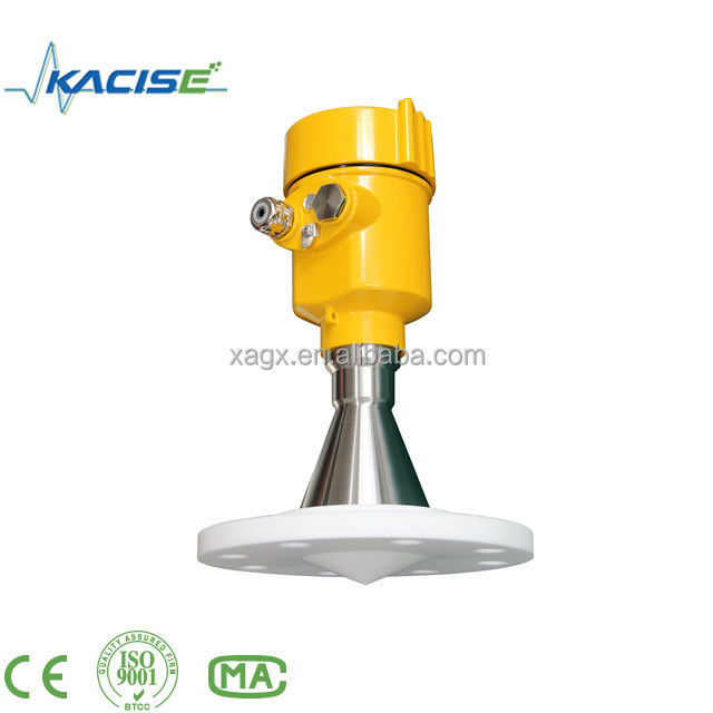Transmisor de nivel por radar con protocolo HART KLD-2606 de 26 GHz con protección IP67 para medición higiénica de líquidos