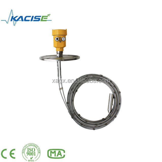 Medidor de nivel de radar de onda guiada serie KLD70 con rango de temperatura (-200 ~ 400) ℃, rango de medición de 6 ~ 30 m y señal de salida de 4-20 mA/HART